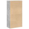vidaXL Boekenkast 60x30x114 cm bewerkt hout betongrijs