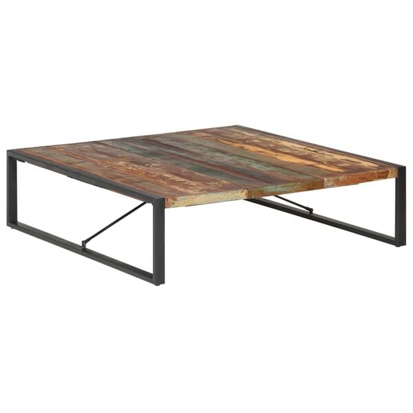 vidaXL Salontafel 140x140x40 cm massief gerecycled hout