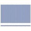 vidaXL Inklapbaar Zonnescherm Blauw en Wit 500 &times; 300 cm