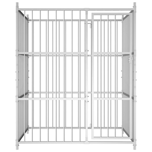 vidaXL Hondenkennel voor buiten 150x150x185 cm