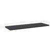 vidaXL Wandschappen 4 st 60x20x1,5 cm spaanplaat grijs