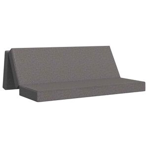 vidaXL Vouwbare Bankbed 180 x 67 x 45 cm Lichtgrijs