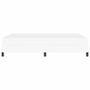 vidaXL Bedframe met matras Puur Wit 140 x 190 cm Stof