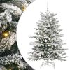vidaXL Kunstmatige Inklapbare Kerstboom Wit 150 cm PE en PVC