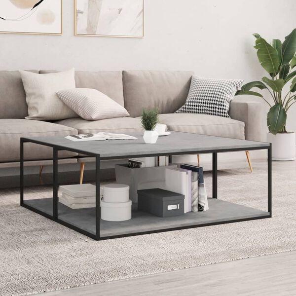 vidaXL Wandschappen 4 st 100x50x1,5 cm bewerkt hout betongrijs