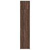 vidaXL Opbergkast smal 45x42,5x225 cm bewerkt hout bruin eikenkleurig