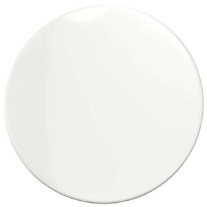 vidaXL Tafelblad &Oslash; 30 x 1,5 cm Rond Bewerkt hout Hoogglans Wit