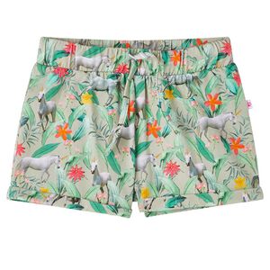 vidaXL Kindershorts met trekkoord 116 lichtkaki