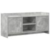 vidaXL TV-kast 102 x 33 x 47 cm Betongrijs Bewerkt hout