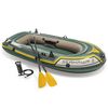 Intex Opblaasboot Seahawk 2 met roeispanen en pomp