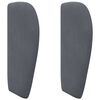 vidaXL Hoofdbord oor Dim Grijs 40 x 23 x 6 cm Fluweel