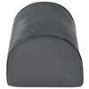 vidaXL Voetensteun Kussen Effen Grijs