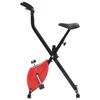 vidaXL Hometrainer X-bike bandweerstand rood