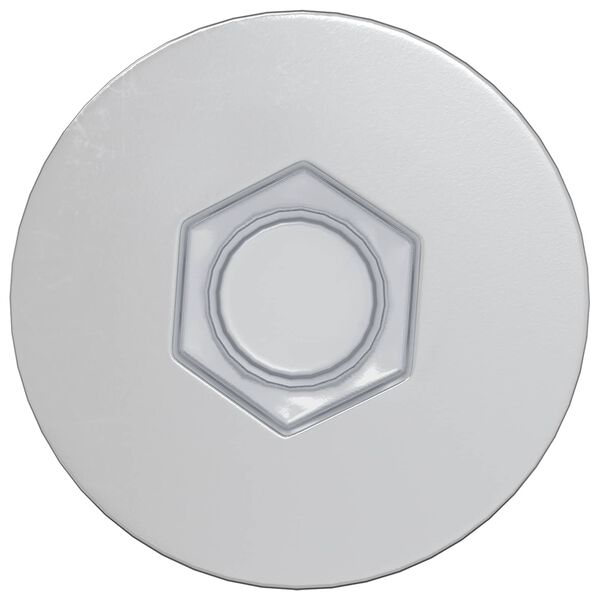 vidaXL Confirmatschroeven 12 pcs Zilver &Oslash;7 x 50 mm Metaal