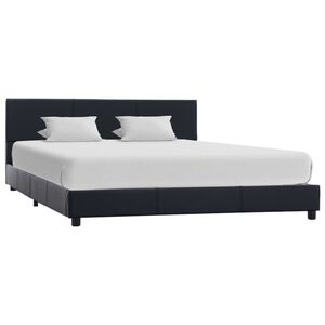 vidaXL Bedframe kunstleer zwart 160x200 cm