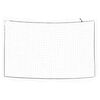 vidaXL Aanhangwagennet elastisch touw 4x2,5 m polypropeen wit
