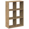 vidaXL Kamerscherm / boekenkast 69,5x29x103,5 cm hout artisanaal eiken