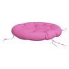 vidaXL Zitkussen rond &Oslash; 100x11 cm oxford stof roze