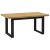 vidaXL Eettafel NOAIN U-vormige poten 160x90x75 cm massief hout