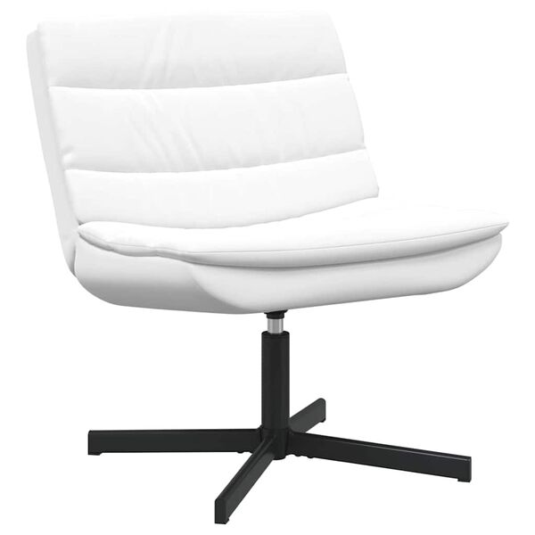 vidaXL Draaistoel Wit 63 x 75 x 76 cm PU