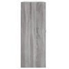 vidaXL Wandkast 69,5x34x90 cm bewerkt hout grijs sonoma eikenkleurig