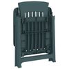 vidaXL Tuinstoelen 2 st verstelbaar PP groen