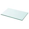 vidaXL Schappen 2 st 30x12 cm glas transparant