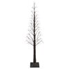 vidaXL Starburst kerstboom Bruin 17 x 17 x 180 cm Kunststof 432 LED's