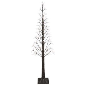 vidaXL Starburst kerstboom Bruin 17 x 17 x 180 cm Kunststof 432 LED's