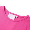 Kindershirt met kapmouwen 104 donkerroze