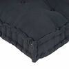 vidaXL Pallet Sofa Kussen 3 pcs Antracietkleurig 120 x 80 x 38 cm Stof