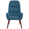 vidaXL Relaxstoel fluweel blauw