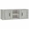 vidaXL Tv-meubel 100x31,5x35 cm bewerkt hout betongrijs