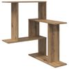 vidaXL Wandplank Artisanaal eiken 67 x 67 x 87 cm Bewerkt hout