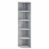 vidaXL Hoekplank 5-laags 41,5 x 41,5 x 178 cm Bewerkt hout