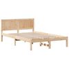 vidaXL Bedframe Bruin 120 x 190 cm Massief grenenhout