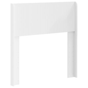 vidaXL Hoofdbord Wit Bewerkt hout