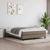 vidaXL Pocketveringmatras medium 140x190x20 cm stof taupe