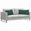 vidaXL Sofa Kussens 2 stuks Donkergroen 80 x 40 cm Stof