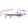 vidaXL Bedframe zonder matras massief grenenhout 180x200 cm