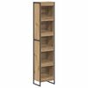 vidaXL Boekenkast Ambachtelijk eiken 80 x 30 x 155 cm Bewerkt hout
