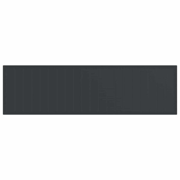 vidaXL Tuin Eetset 13 pcs Antraciet Polt riet