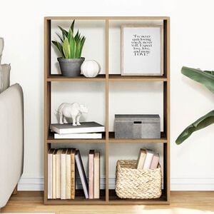 vidaXL Kamerscherm / boekenkast 69,5x29x103,5 cm hout artisanaal eiken