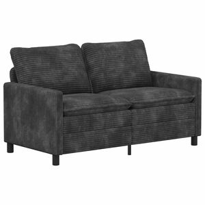 vidaXL Bank Donkergrijs 156 x 81 x 87,5 cm Polyester