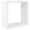 vidaXL Wandschappen kubus 6 st 30x15x30 cm hoogglans wit