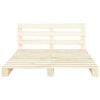 vidaXL Bedframe pallet massief grenenhout 140x200 cm
