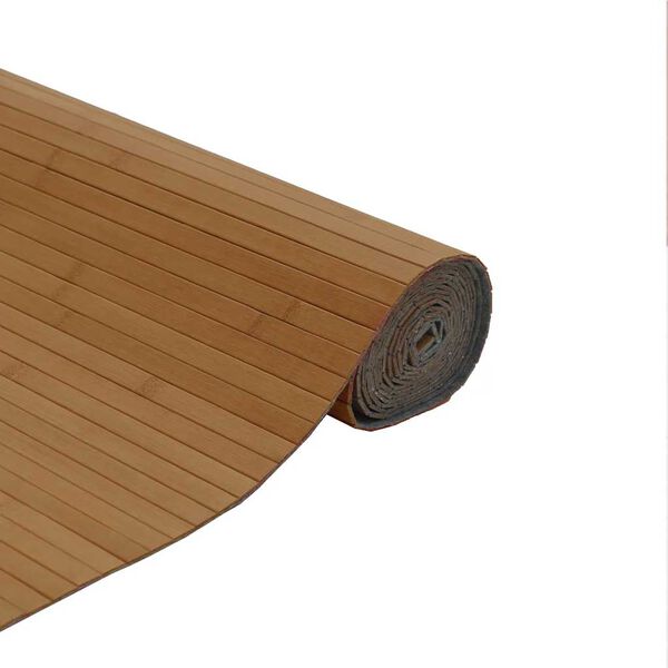 vidaXL Vloerkleed rechthoekig 80x200 cm bamboe bruin