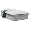 vidaXL Bedframe met lades bewerkt hout grijs sonoma eiken 90x190 cm