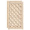 vidaXL Kastdeuren met latwerk 2 st 49,5x99 cm massief grenenhout
