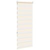 vidaXL Zebra rolgordijn 65x150 cm stofbreedte 60,9 cm marmerbeige